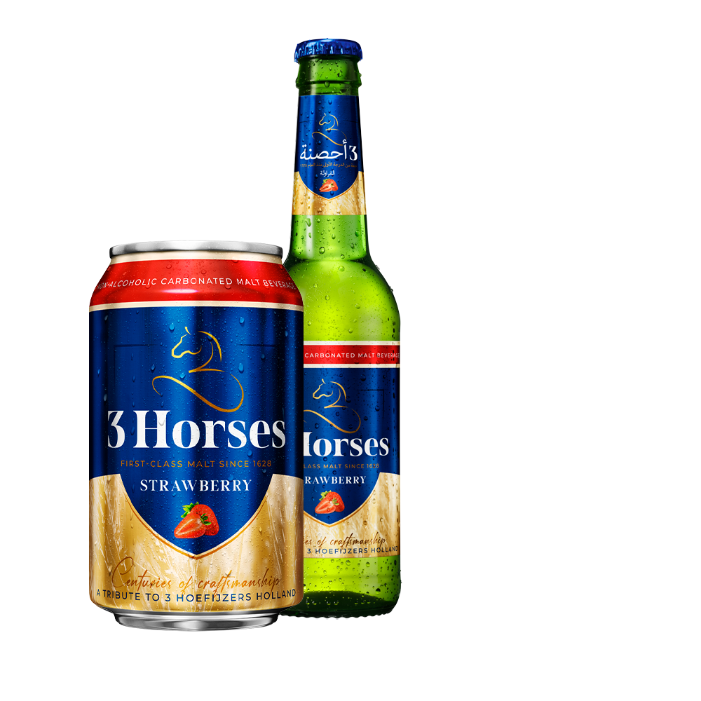 3 Horses straw